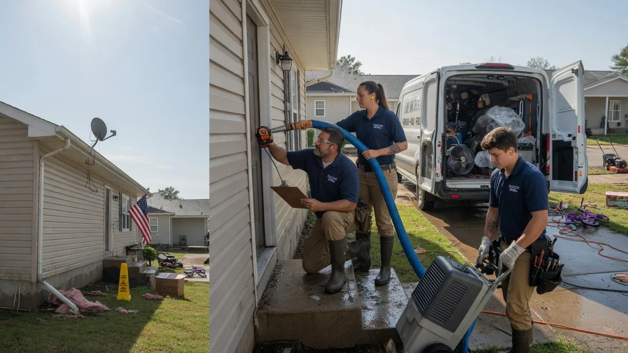 Ceiling Water Damage Restoration in Park, KS near me